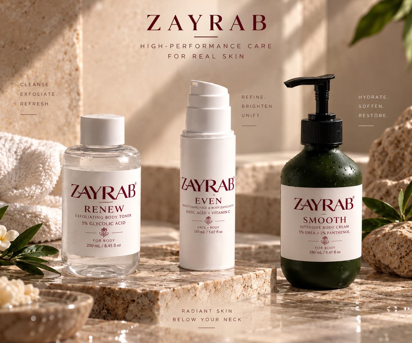 The complete ZAYRAB Body System